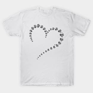 Heart of Zebra Hearts T-Shirt